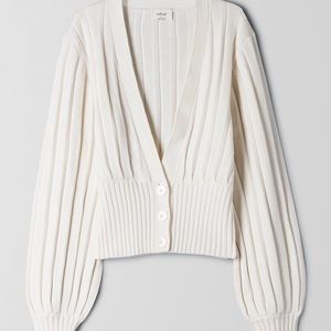 Aritzia Plunge Front Cardigan